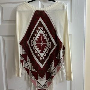 Sweater with tassels